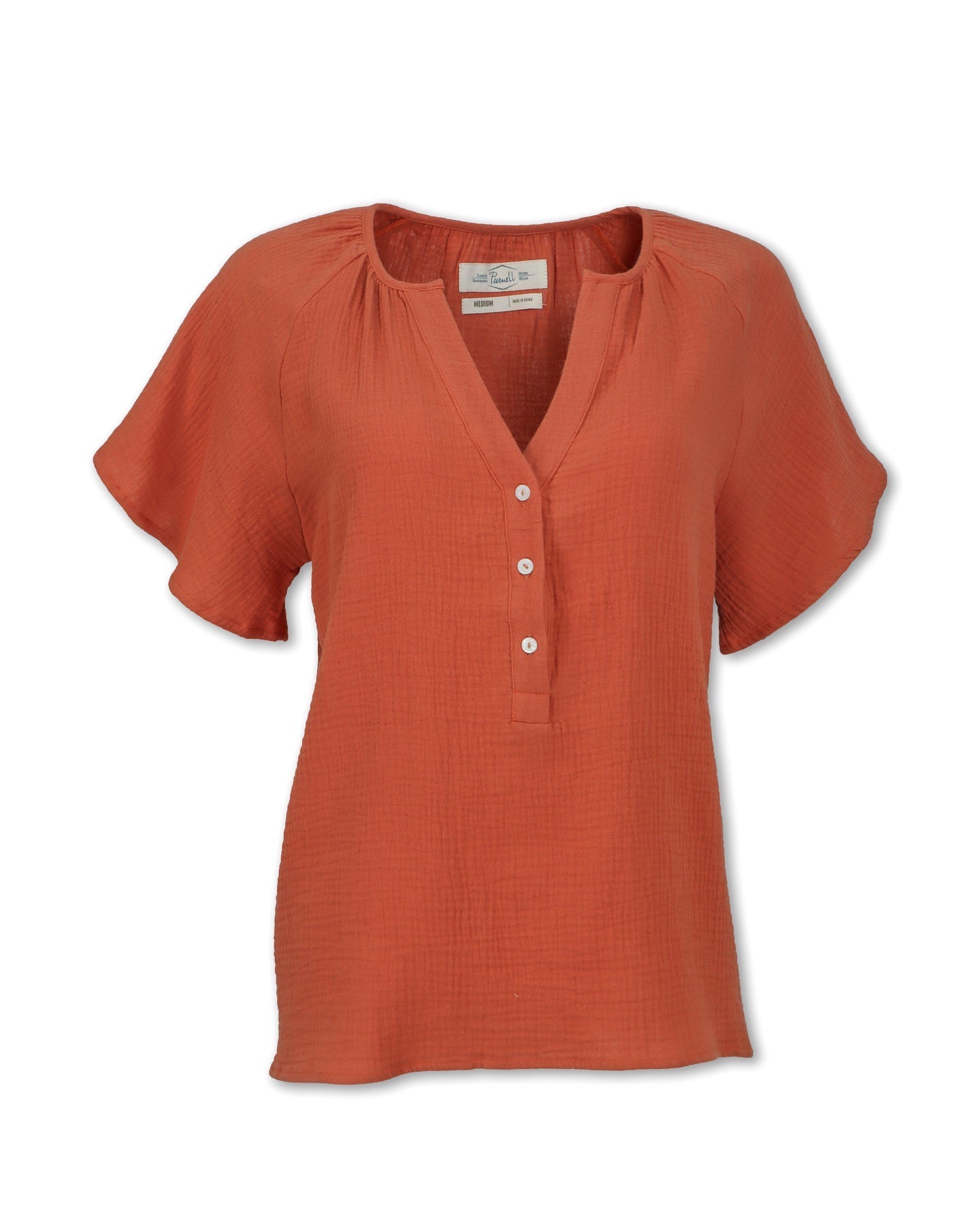 Gauze Raglan Sleeve Shirt - SALE