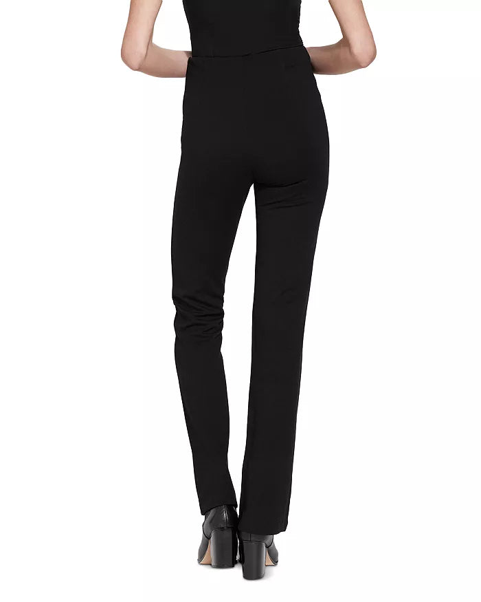 Elysse Wide Leg Ponte Pant - Black