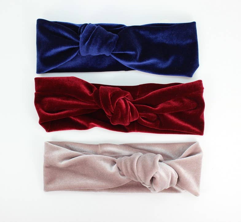 Velvet Knotted Headband