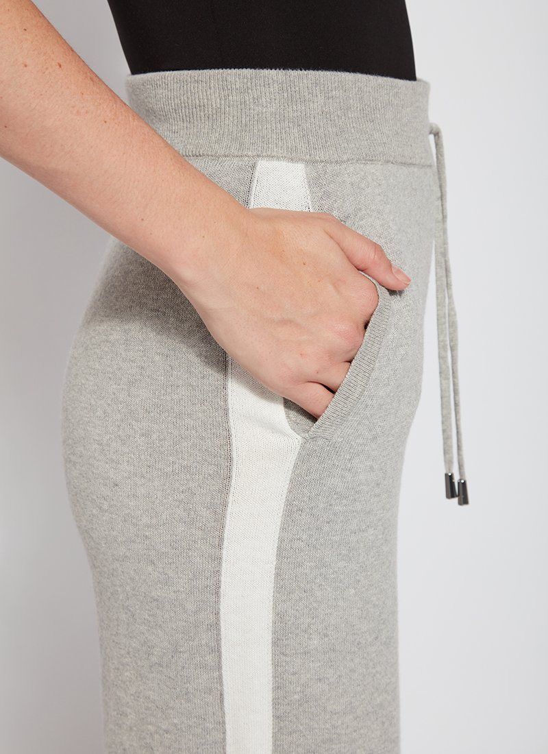 Feliz Cotton/Cashmere Lounge Bottom - Grey Melange - SALE