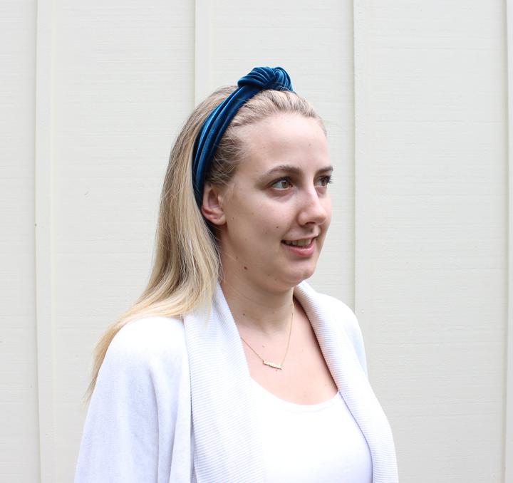 Velvet Knotted Headband