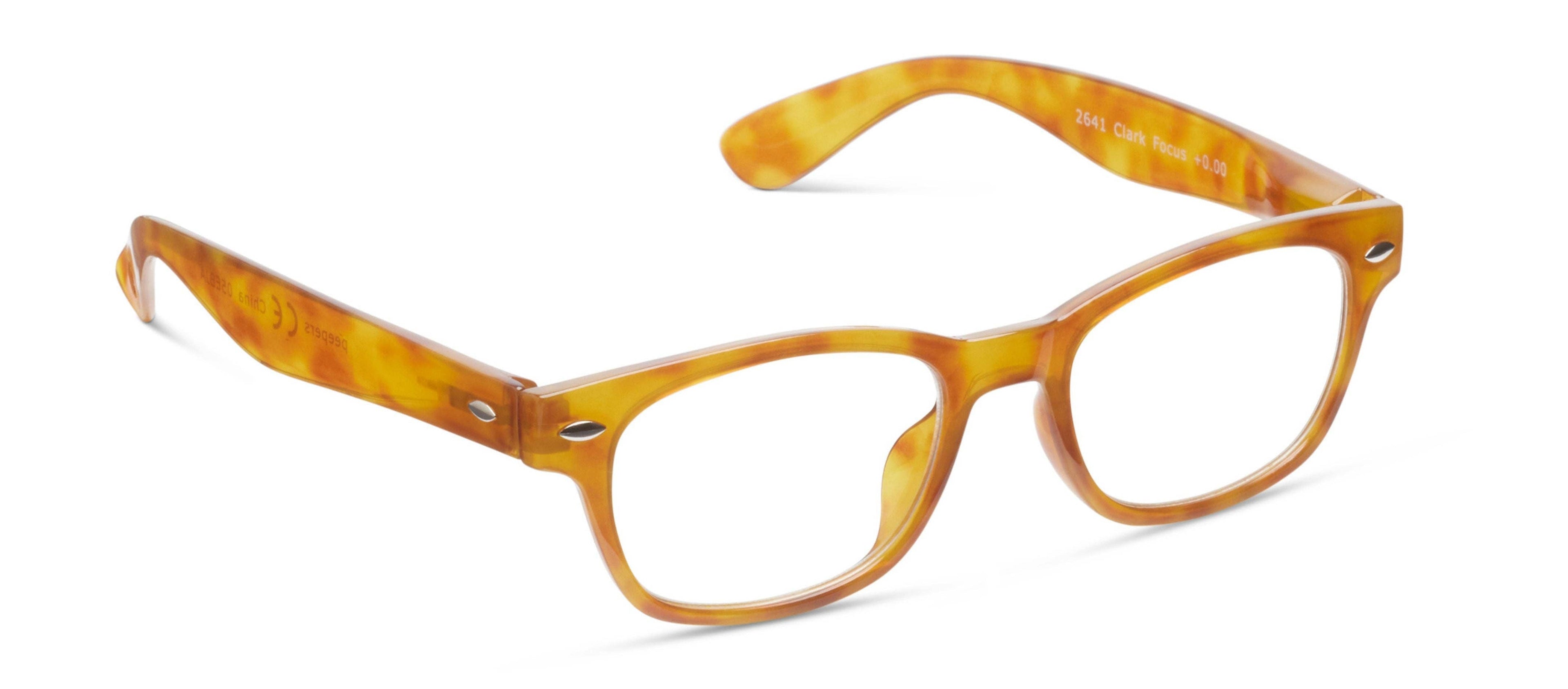 Clark Focus (Blue Light): Honey Tortoise / Reading / 2.75