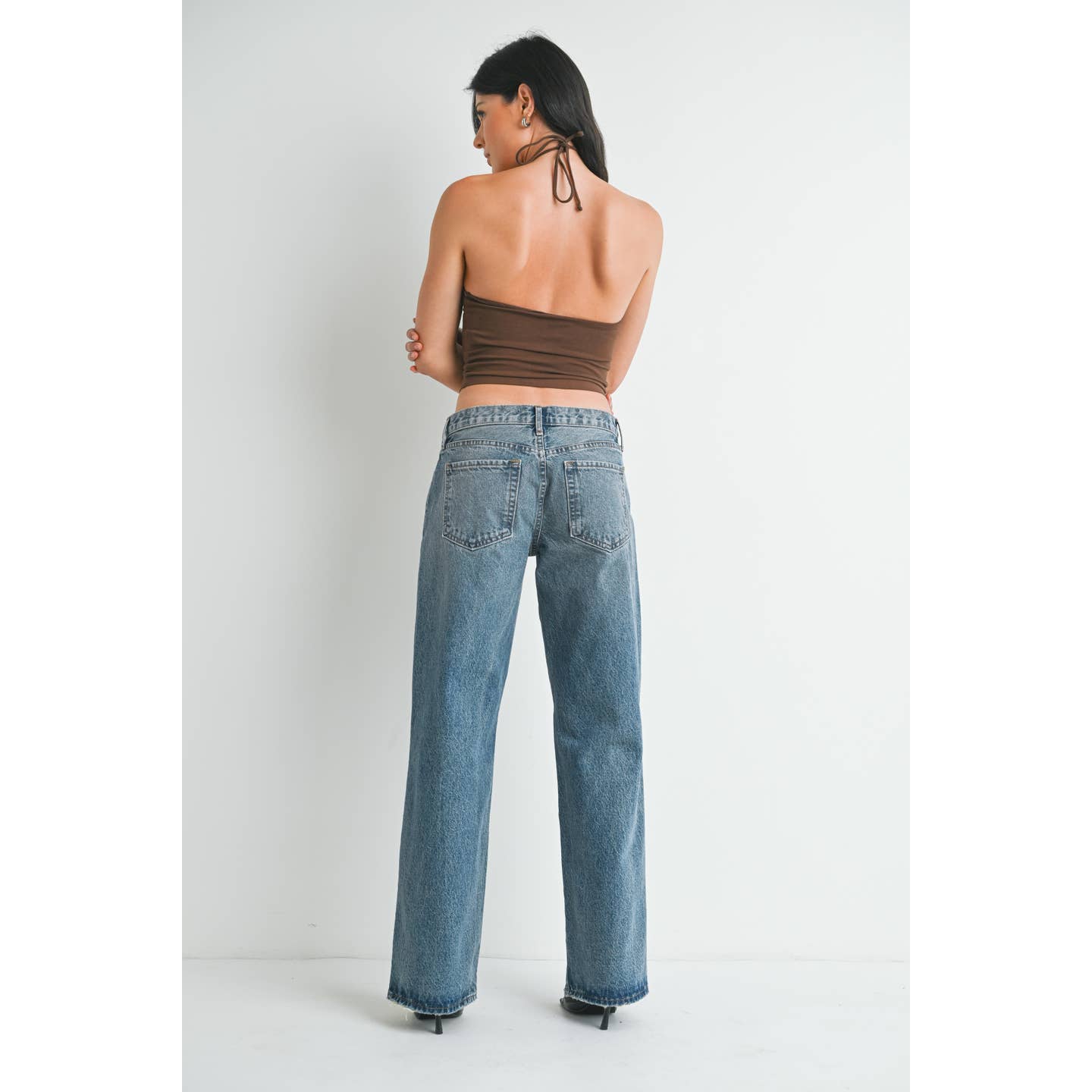 Low Rise Baggy Slouch Jean