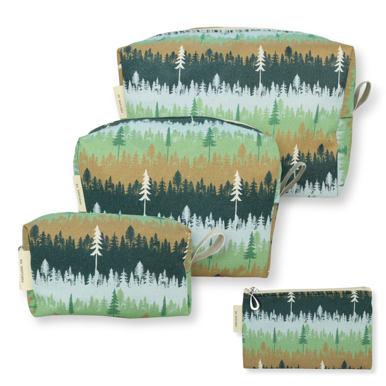 Dopp Kit Bags | Forest Trees