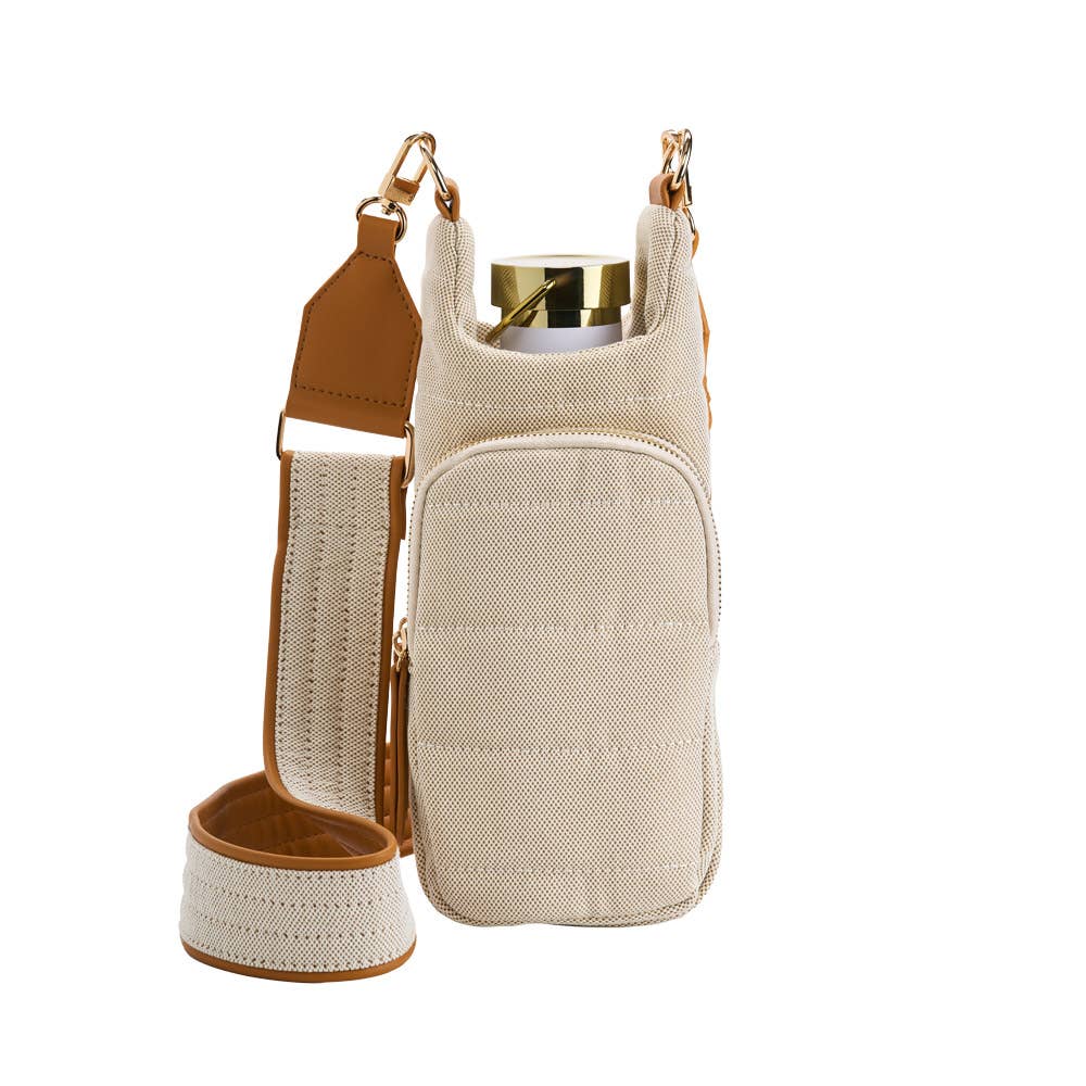 HydroBag® - Oatmeal Canvas with Canvas and Vegan Leather Strap