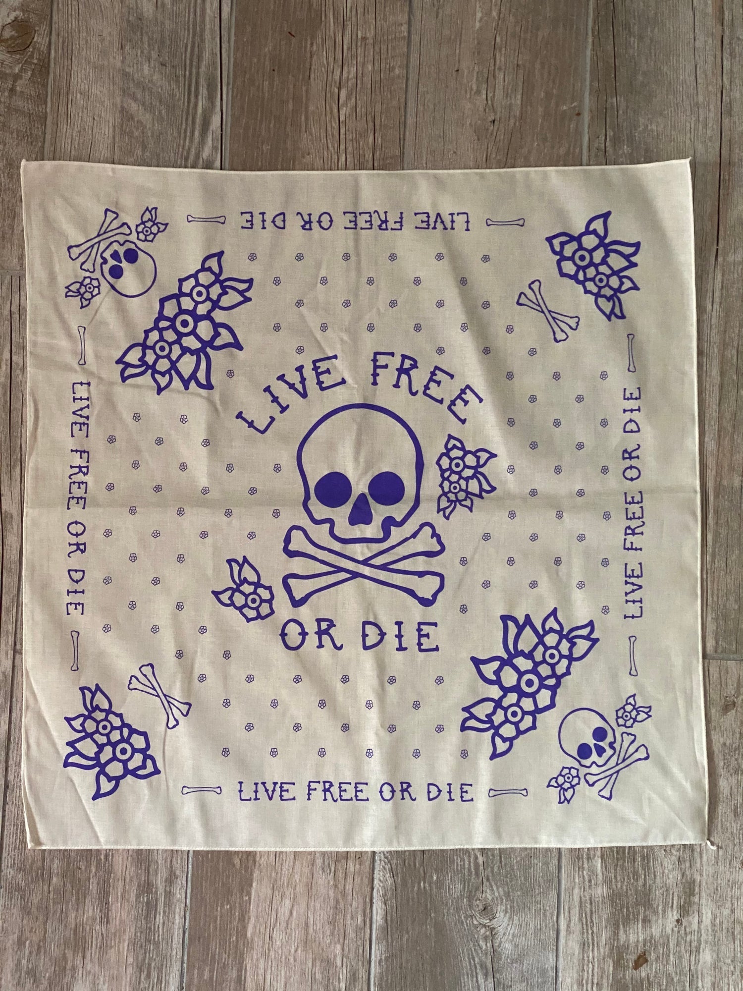 Live Free or Die Bandana