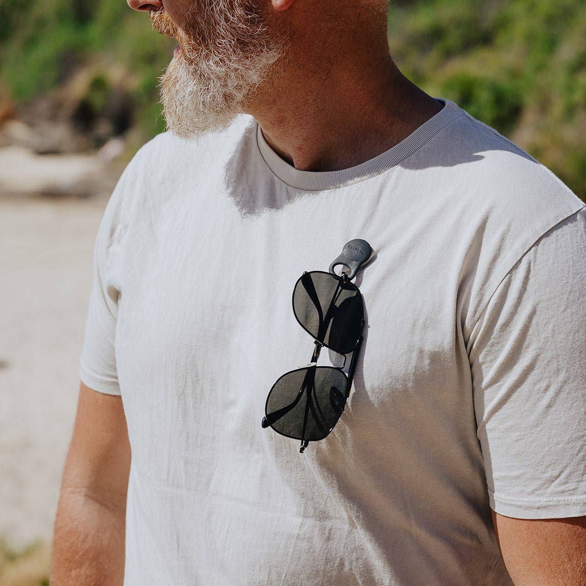 Magnetic Glasses Clip: Black