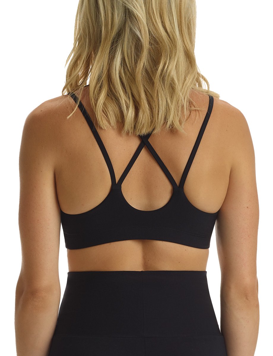 Butter Yoga Bralette - Black - SALE