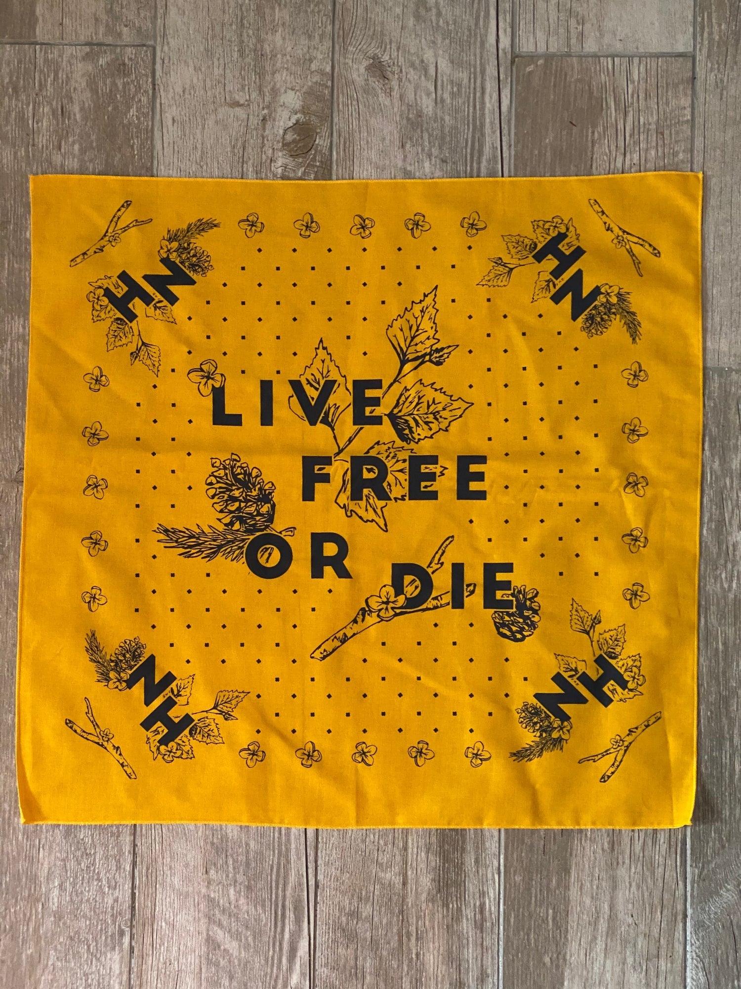 Live Free or Die Bandana