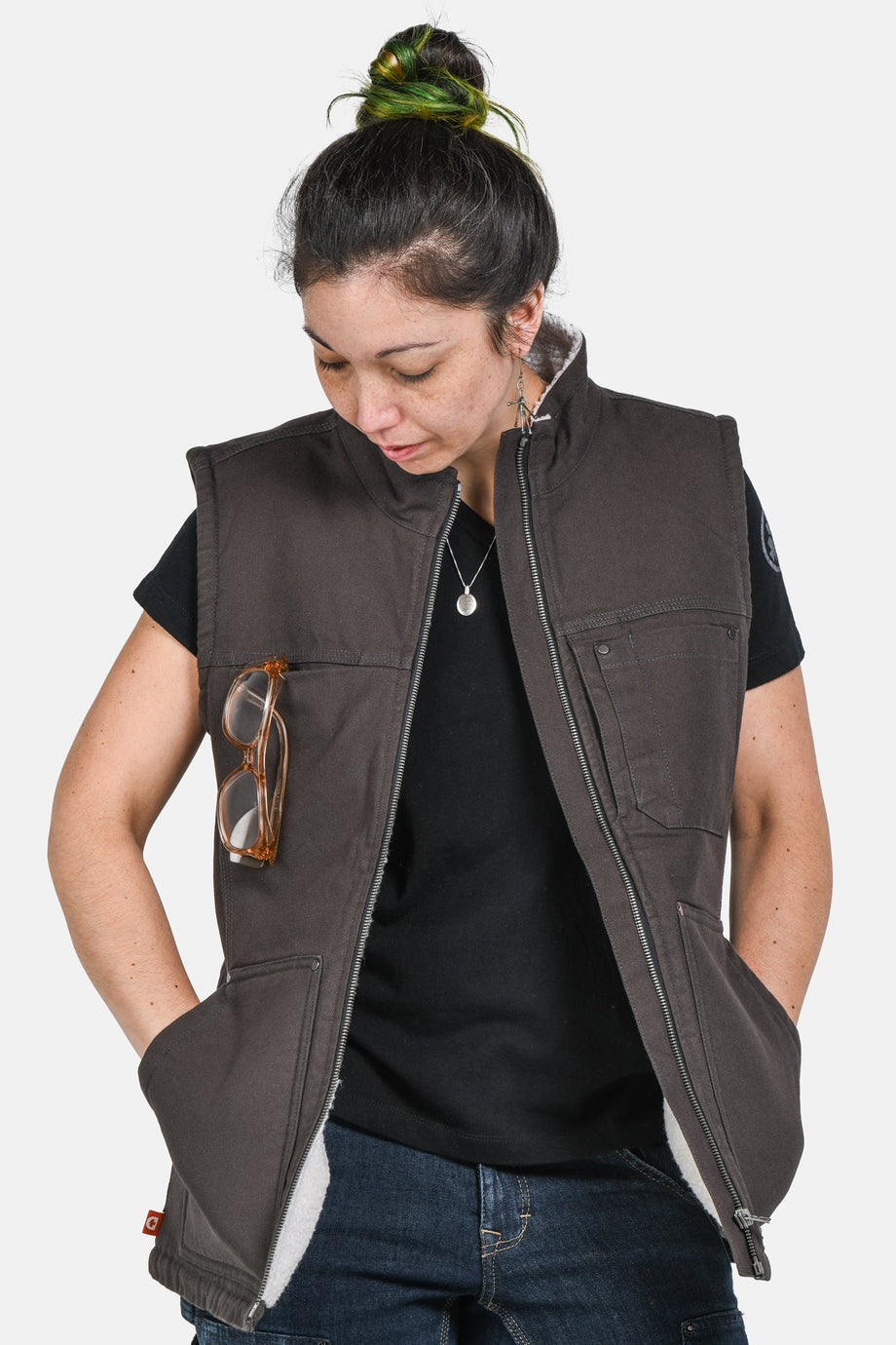 Old School Work Vest - Kodiak Brown