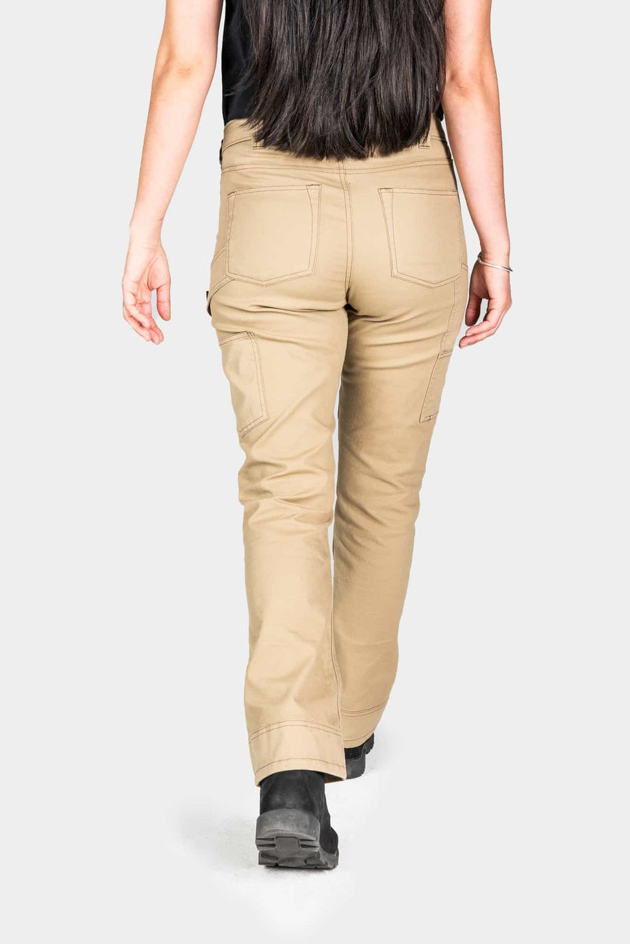 Anna Taskpant in Khaki Canvas