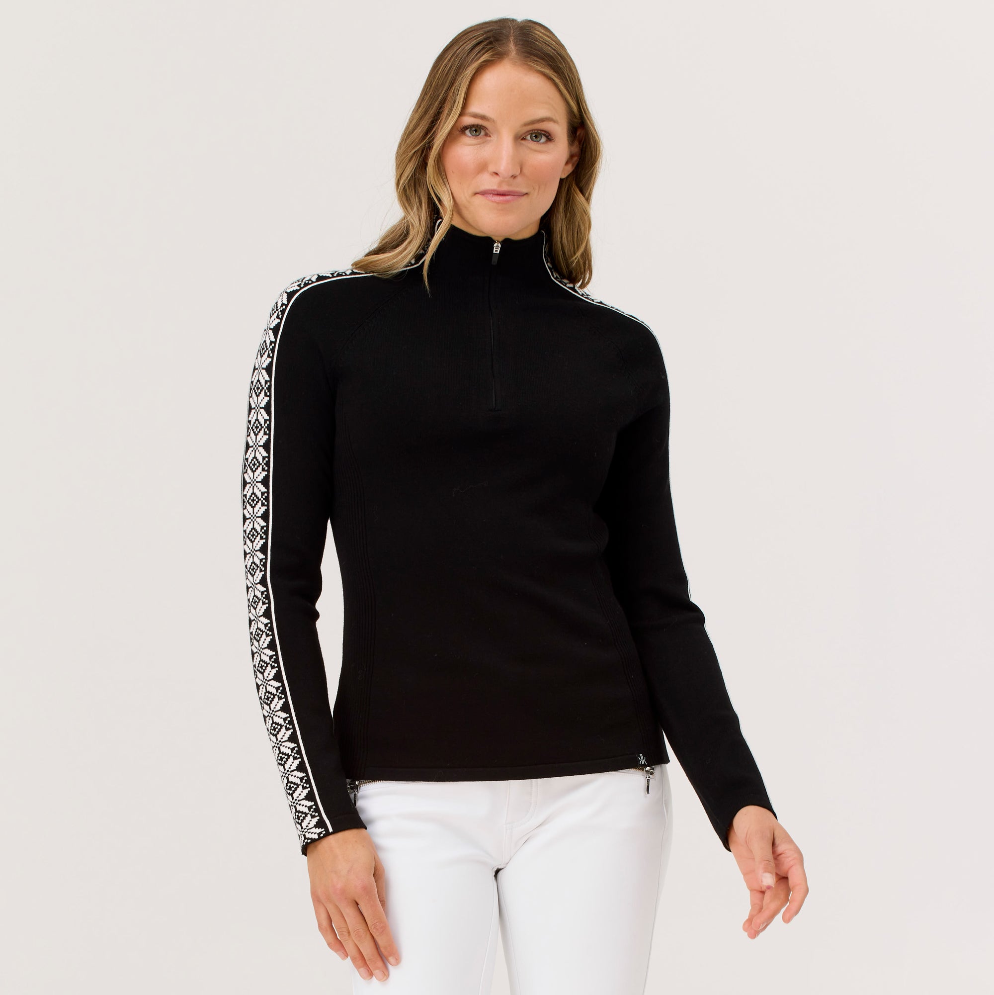 Slalom Zip Neck - Black