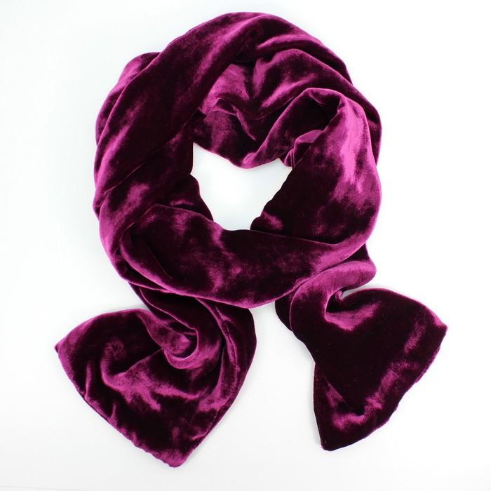 Silk Velvet Oblong Scarf