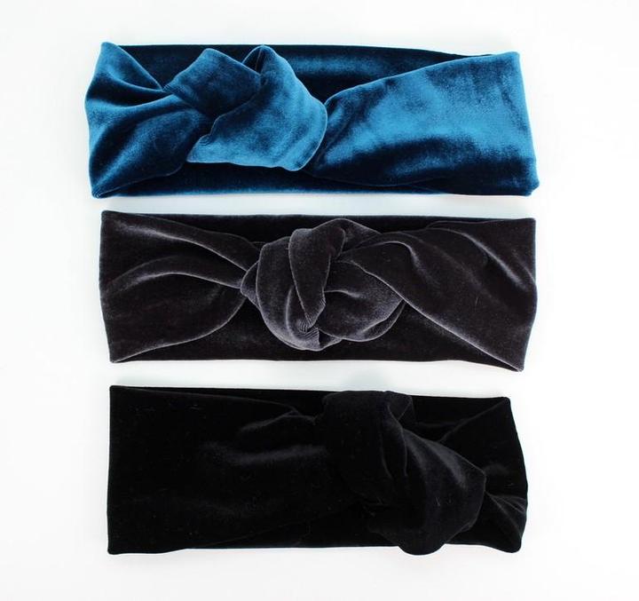 Velvet Knotted Headband