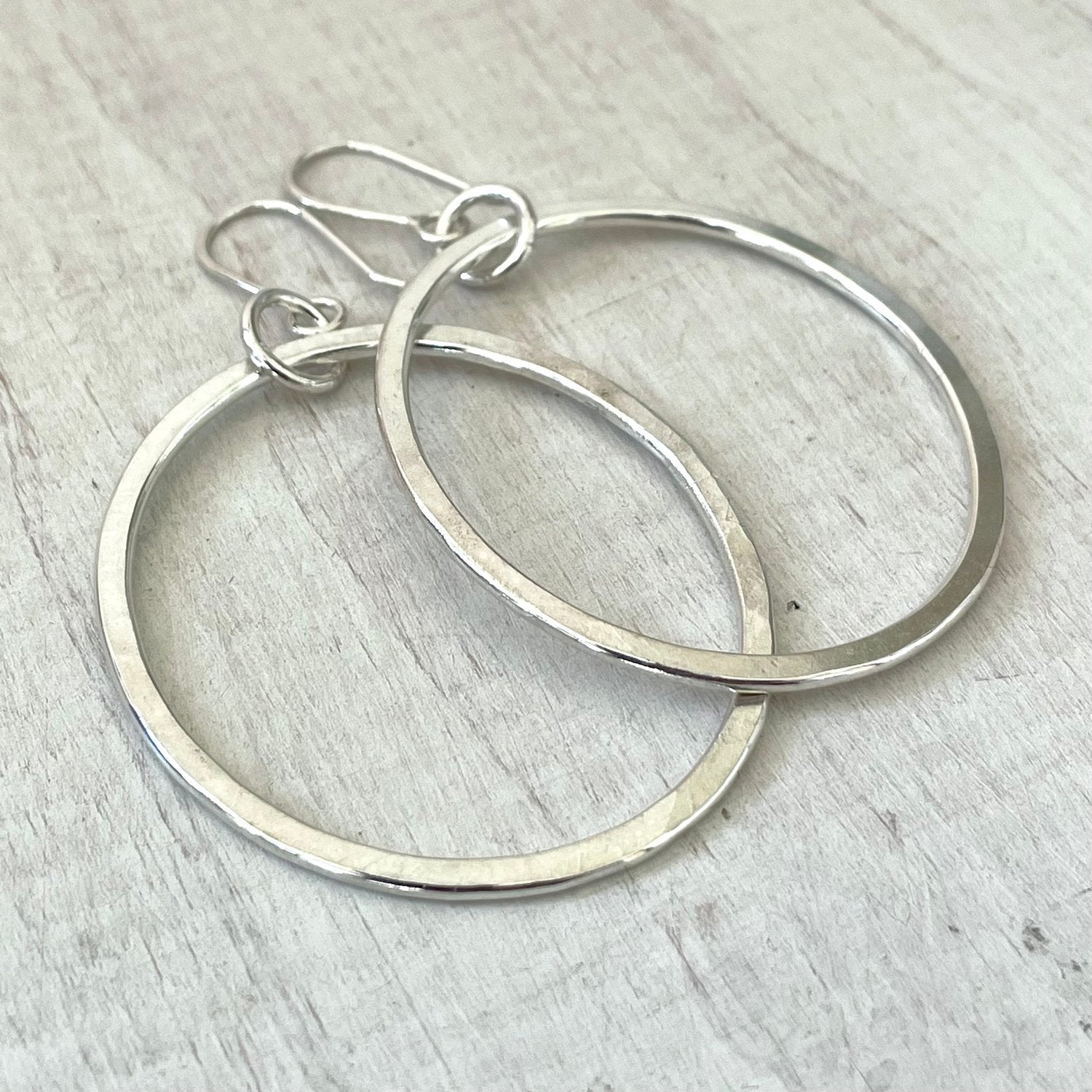 Big Dangle Round Hoops