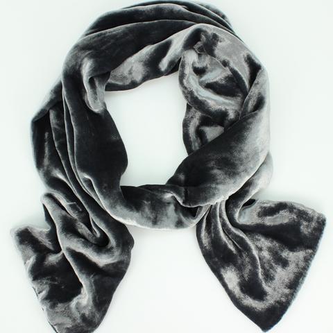 Silk Velvet Oblong Scarf