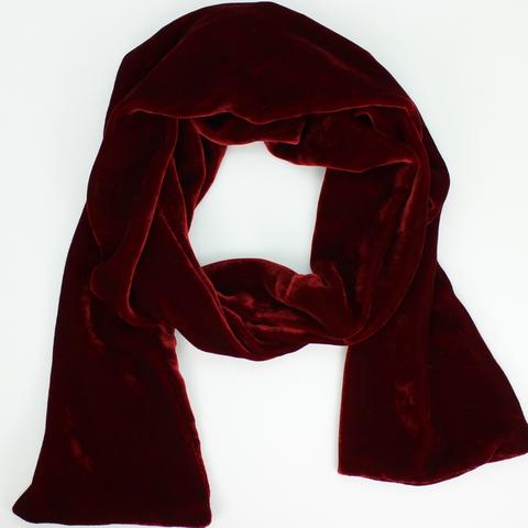 Silk Velvet Oblong Scarf