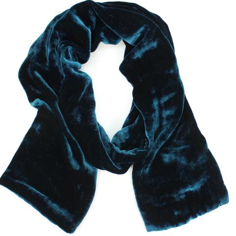 Silk Velvet Oblong Scarf