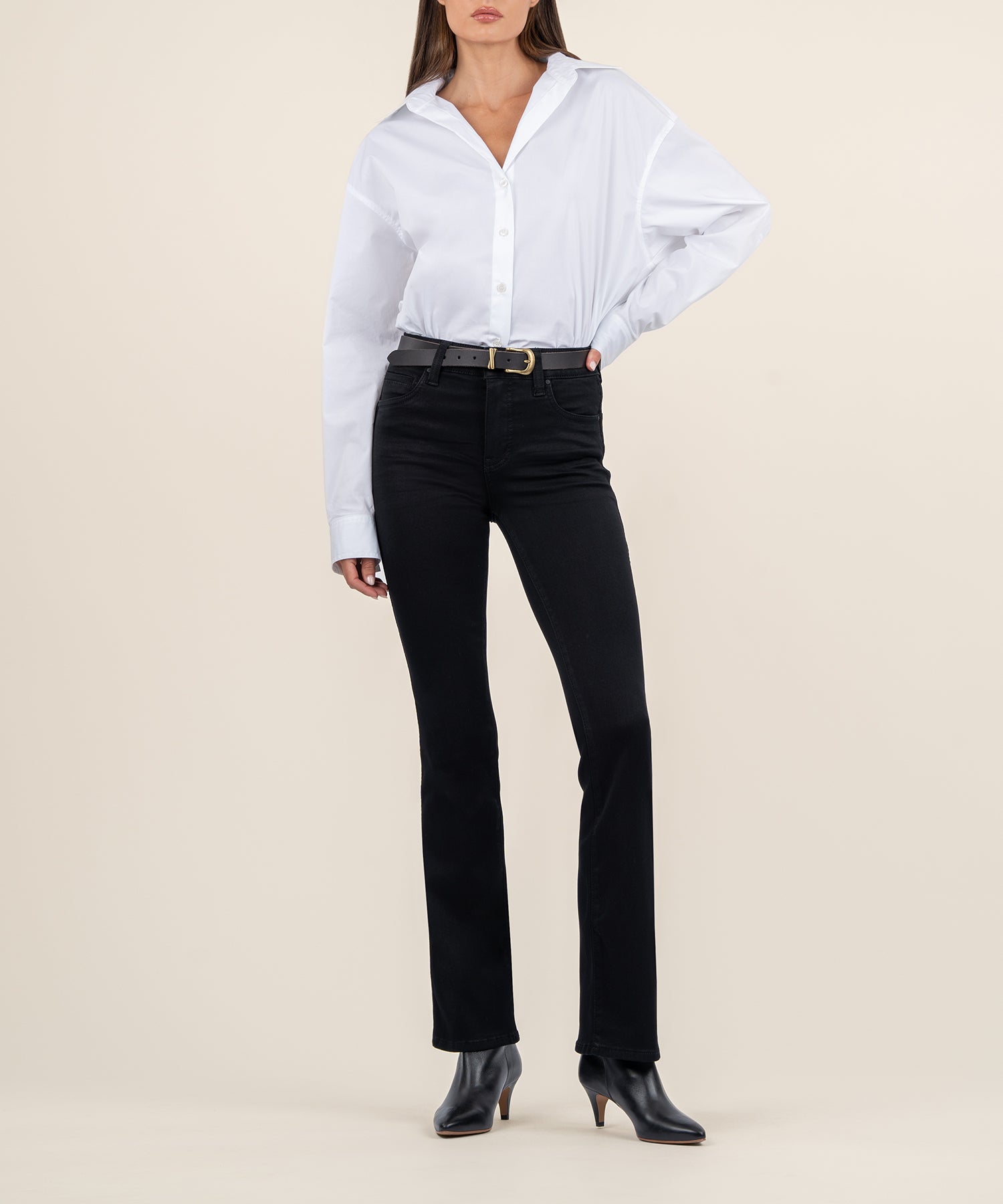 Natalie High Rise Fab Ab - Black
