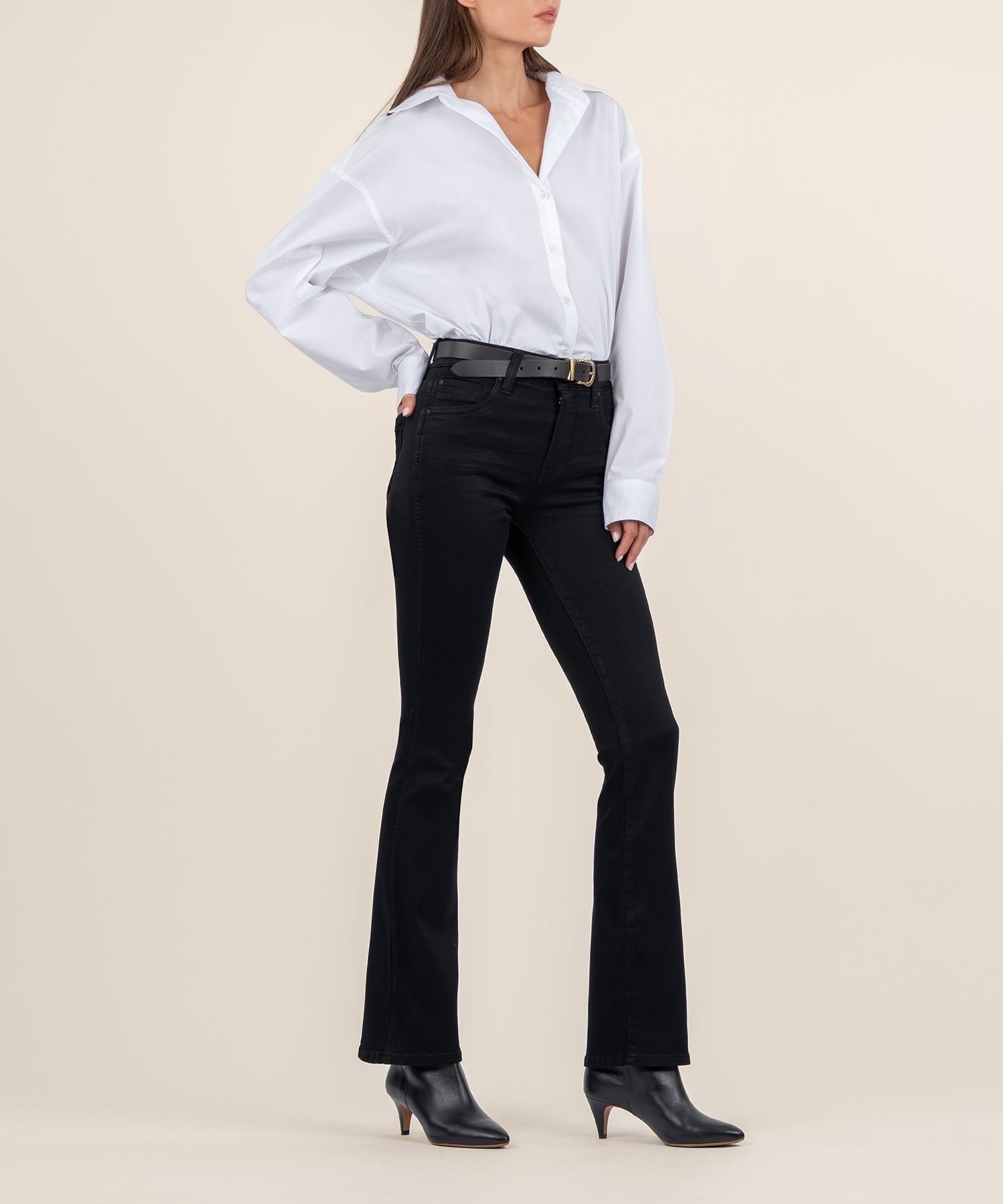 Natalie High Rise Fab Ab - Black