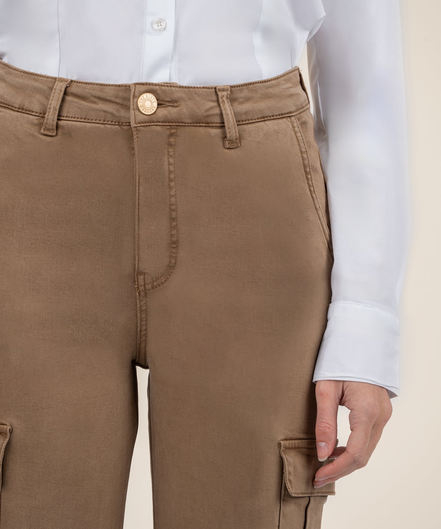 Miller High Rise Wide Leg Pants - Camel