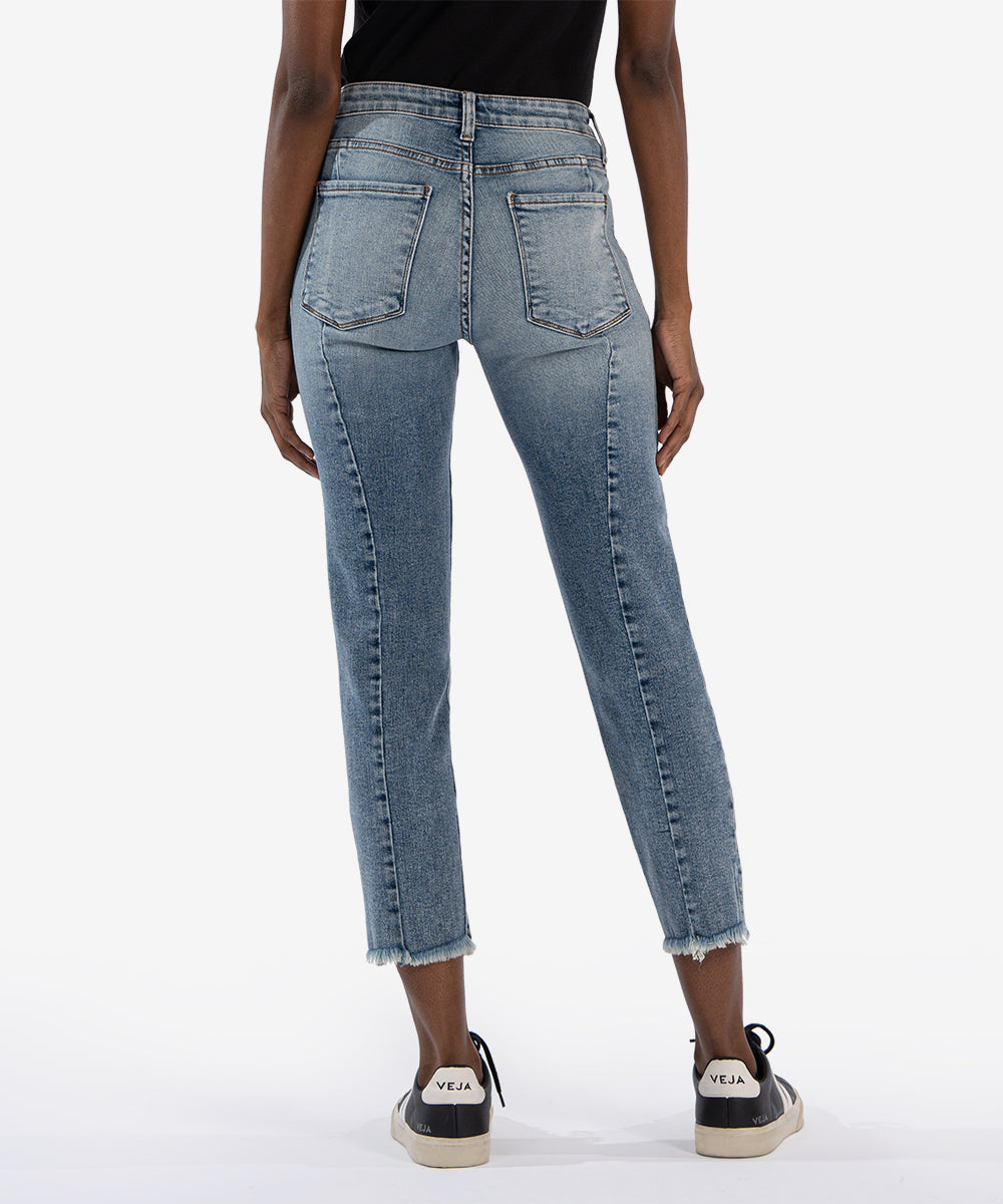 Rachael High Rise Fab Ab Ankle Straight Leg - Heavenly - SALE