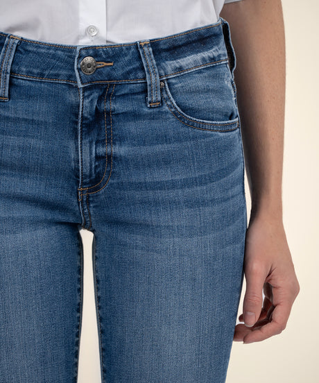 Natalie Mid Rise Bootcut - Studious W/Med Base Wash