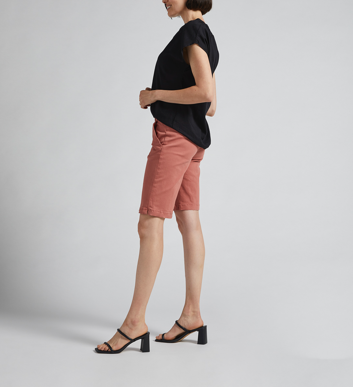 Maddie Mid Rise Bermuda Pull-On Short - SALE