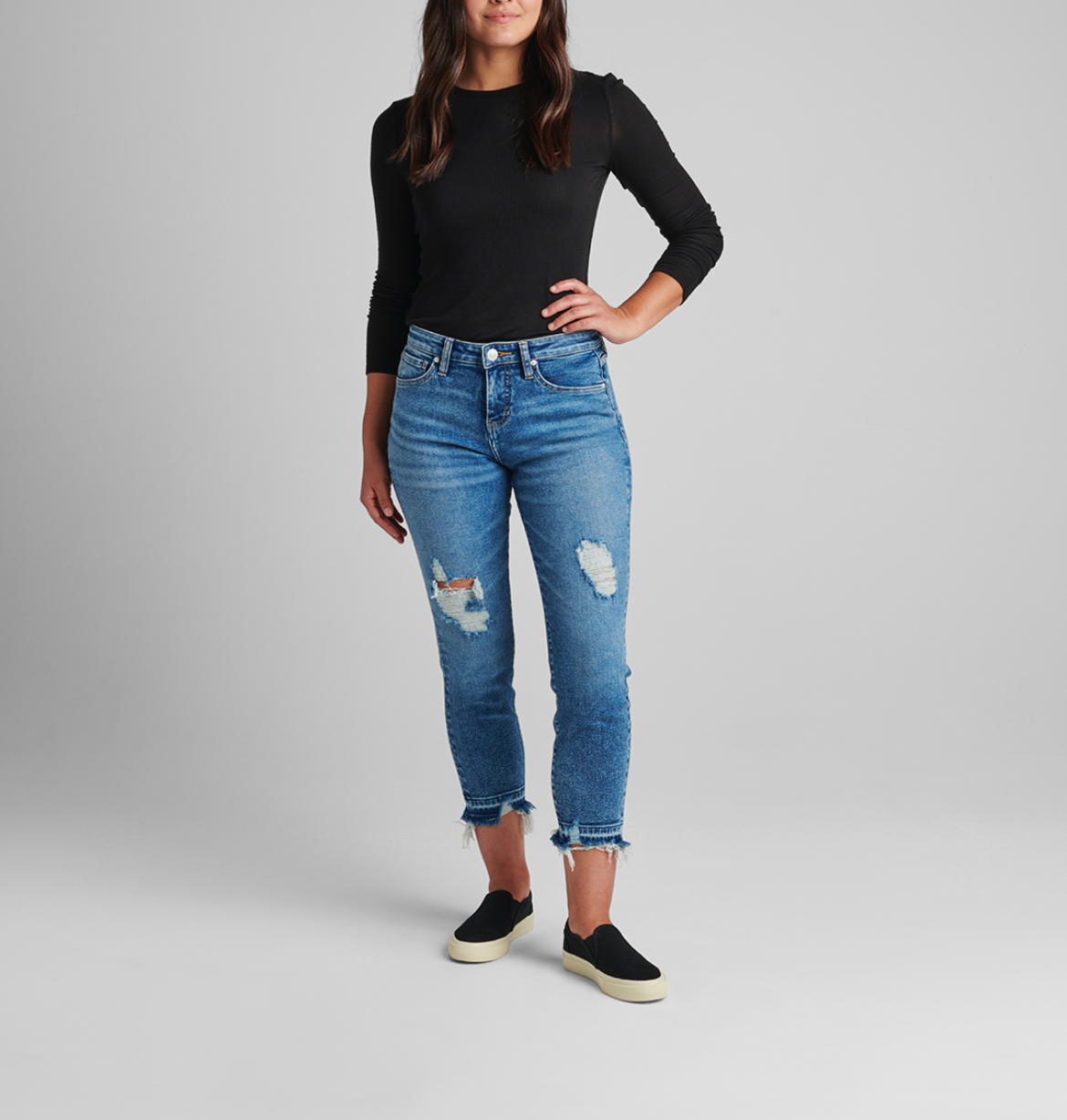 Carter Mid Rise Girlfriend - Savannah