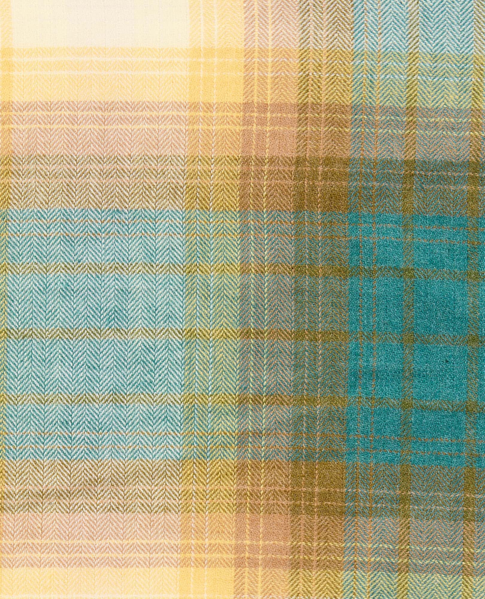 Re-Form Flannel Long Sleeve Shirt - Atlantic Ombre