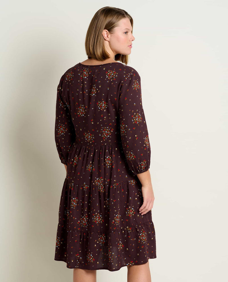 Manzana Tiered Long Sleeve Dress