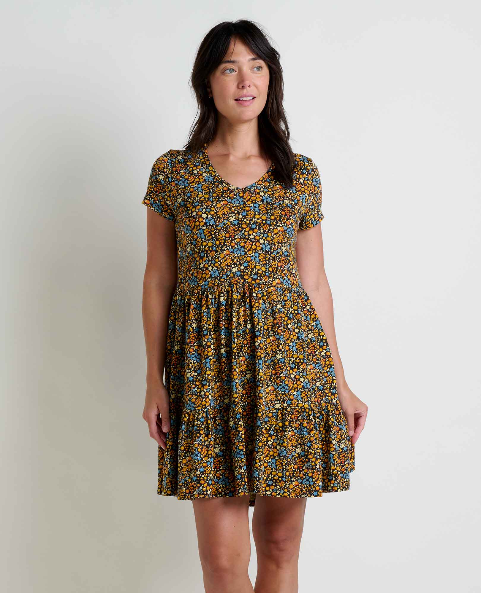 Marley Tiered Short Sleeve Dress - SALE