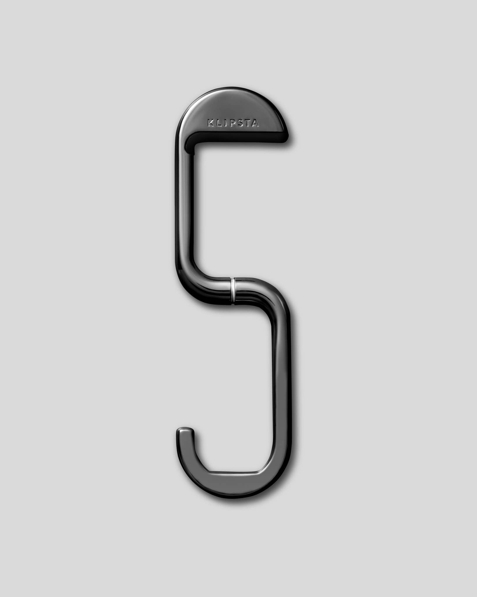 FLIP Bag Hook/ Purse Holder: Chrome Black