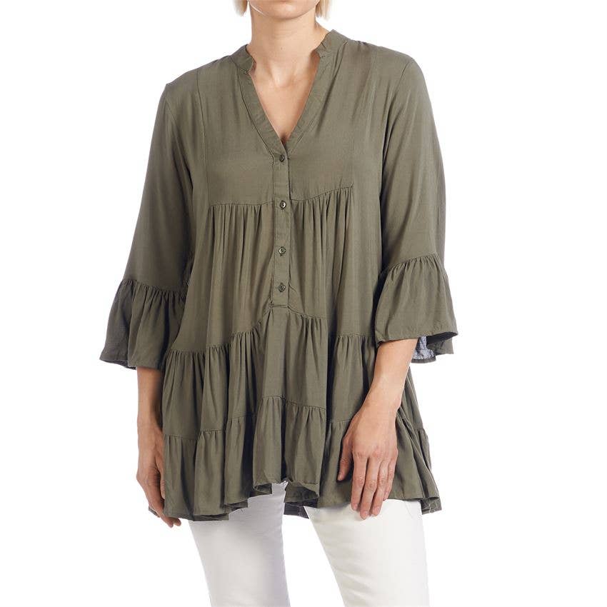 Harlan Ruffle Tier Tunic