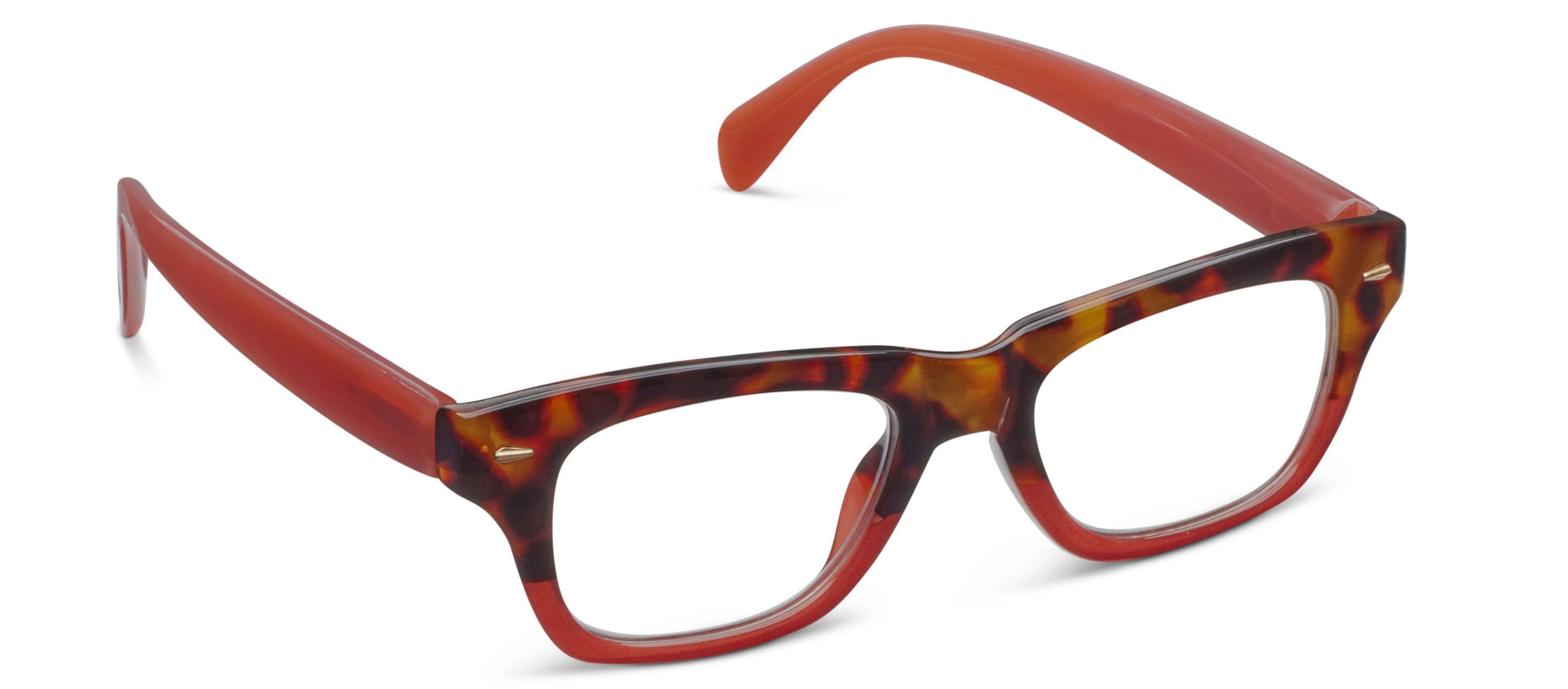 Cold Brew (Blue Light): Tortoise/Red / Reading / 2.00