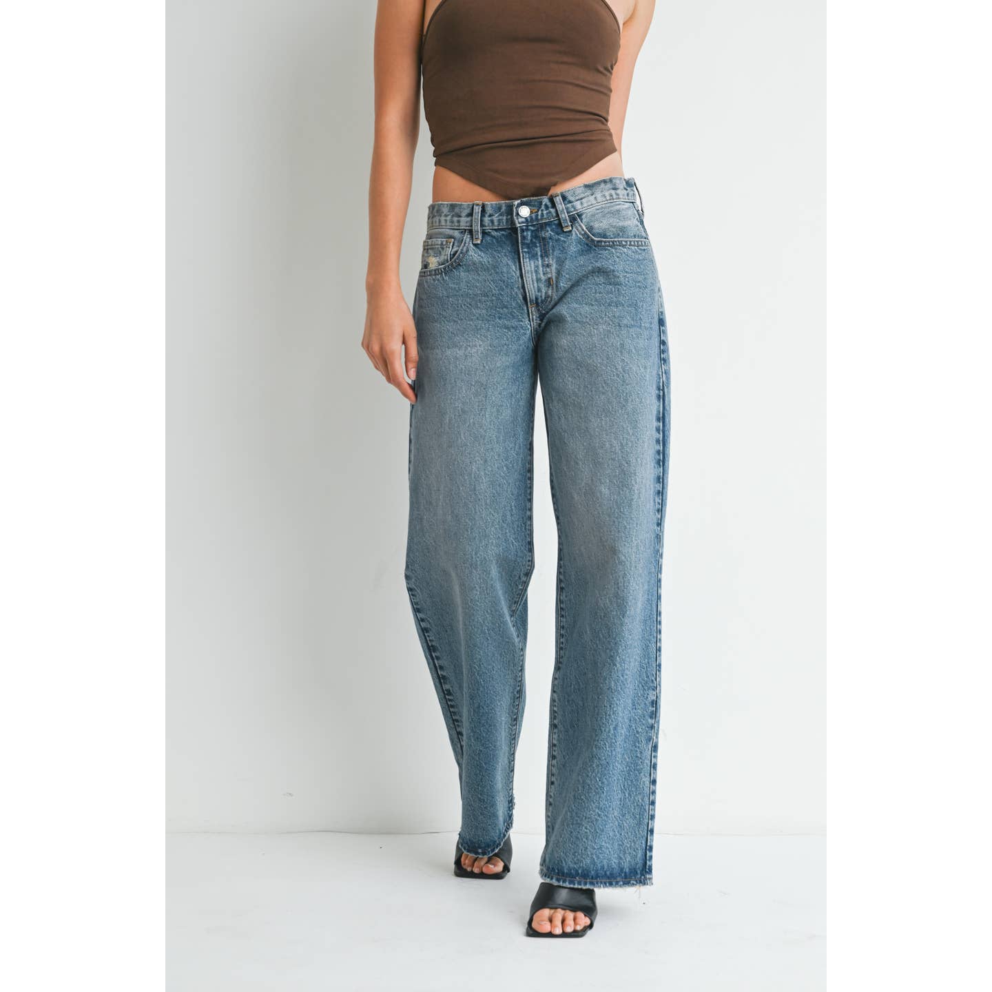 Low Rise Baggy Slouch Jean