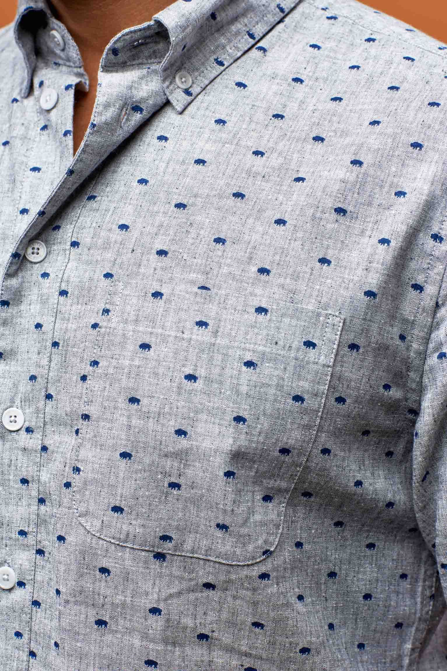 Mens' Norde Long Sleeve Button Down Shirt