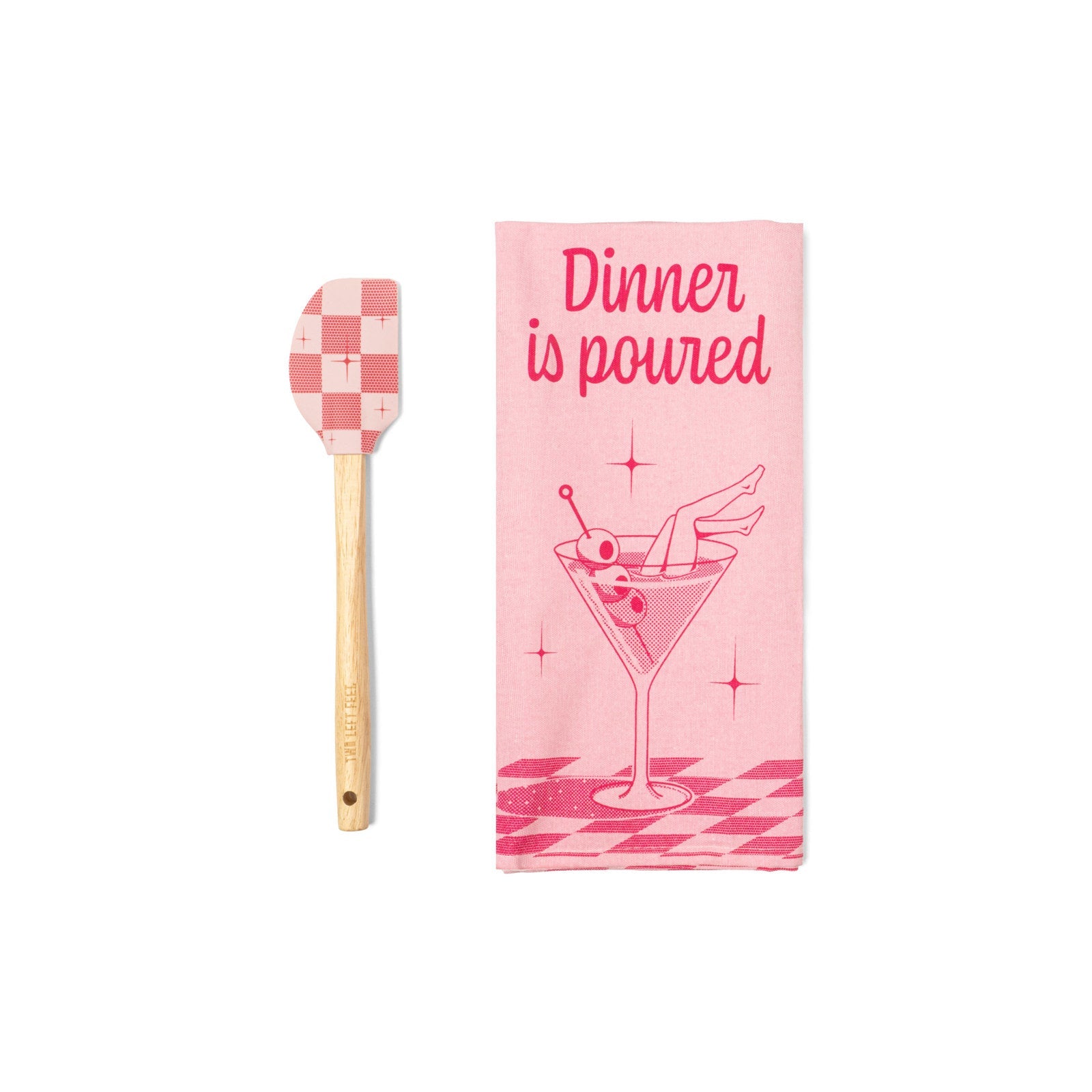 The Reluctant Chef Tea Towel & Spatula Set