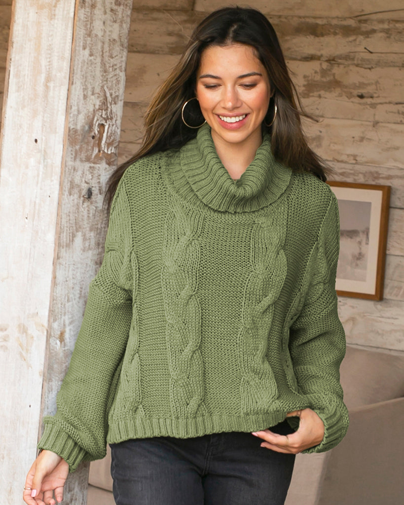Cider House Cropped Turtleneck - SALE